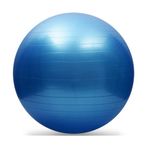 FLY FLU Yoga Topu, Yoga Topu 55 cm, Patlamaya Karşı Jimnastik Topu, İsviçre Topu, Yoga, Pilates, Fitness, Yoga için Doğum Topu, Mavi - 55 cm