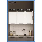 Fly Mobilya 120 Cm Dani Mini Üst Mutfak Dolabı