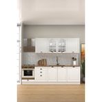 Fly Mobilya 270 cm Greena White Tezgahlı Mdf Hazır Mutfak Dolabı