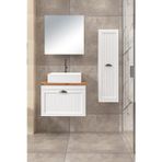 Fly Mobilya 65 cm Aren Banyo Dolabı + 30 cm Aren Boy Dolabı