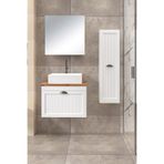 Fly Mobilya Aren Banyo Dolabı 65 cm + Aren Boy Dolabı 30 cm Beyaz