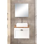 Fly Mobilya Aren Banyo Dolabı 65 cm Beyaz