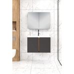 Fly Mobilya Lavina Banyo Dolabı 80 cm Gri