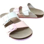 Fly Soft S902.060 Bej Pudra İki Tokalı Comfort Kadın Terlik
