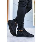 FLY STEP Siyah Triko Sneaker Spor Koşu Ve Yürüyüş Ayakkabısı Siyah 36