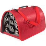 Flybag Kapalı Kedi Taşıma Çantası Kırmızı