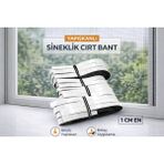 Flydes Yapışkanlı Sineklik Cırt Bant – Sert (Erkek) Yedek Bant - Siyah - 5 Metre