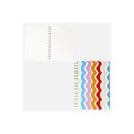 Flying Tiger Copenhagen Çok Renkli Çizgili Spiralli B5 Defter