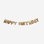 Flying Tiger Copenhagen "Happy Birthday" Altın Renkli Folyo Balon
