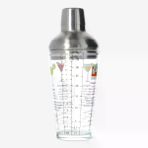 Flying Tiger Copenhagen Tarifli Cam Shaker 430 ml