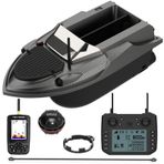 Flytec V080 800M Menzilli, GPS'li, 180 Konumlu, Oto Eve Dönüş, 15Km/S Hızlı Yüksek Kapasiteli Batarya, Yüksek Hızlı Balık, Sazan Yemleme Teknesi ve Botu Sonarlı