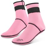 Flytise Dalış Çorapları 3mm Neopren Plaj Su Çorapları Termal Wetsuit Botları Rafting için Kaymaz Dalış Çorapları Şnorkelle Dalış Yelken Yüzme 3mm Neopren Çorap