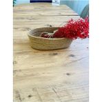 Flz Life Hasır, Jüt, Sepet, Dolap İçi, Çocuk Odası, Düzenleyici, Saklama Sepeti, Ekmek Sepeti,30X20X10 - 25 x 25