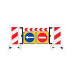 FM Trafik 110x236 cm Katlanır Uyarı Levhalı Bariyer