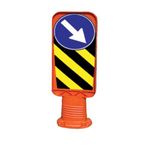 FM Trafik 300 mm Esnek Refüj Başı Levhası