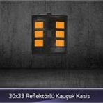 FM Trafik 30x33 Reflektörlü Kauçuk Kasis