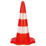 FM Trafik 50 cm Çift Reflektifli Pvc Koni