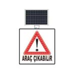 FM Trafik 600x600 mm Dikkat Araç Çıkabilir