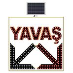 FM Trafik 600x600 mm Yavaş Çift Yönlü Ok
