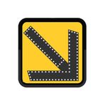 FM Trafik 60x60 cm Sağ Yön Ac Ledli Yol Bakım Levhası