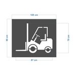 FM Trafik Forklift Boya Şablonu