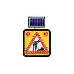 FM Trafik Solar Ledli 60X60 cm Yolda Çalişma Var Yol Bakım Levhası