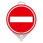 FM Trafik Yuvarlak Uyari Levhasi (Iki Yönlü Yol)