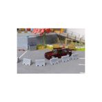 FMK HOBBY 1:64 Ölçek Beton Bariyer 10’lu Set – Diorama Model Araba Aksesuarı – Otopark ve Yol Dekoru – Gri