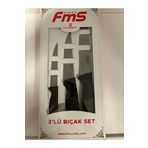 FMS 3 LÜ SÜRMENE MUTFAK BIÇAK SET