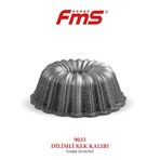 Fms Döküm Dilimli Kek Kalıbı Gri