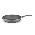 FMS G-3014 Gri 28 cm Granit Wok Tava