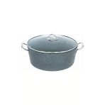 FMS G1009 Granit 34 cm Gri Endüstriyel Derin Tencere