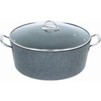 FMS G1009 Granit 34 cm Gri Endüstriyel Derin Tencere