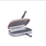 Fms Granit 36 Cm Çift Taraflı Balık Tavası Gri