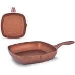 Fms Granit Grıll Kare Tava 28 Cm Bakır