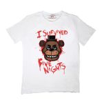 Fnaf Oyun Çocuk Tişört Game Tshirt Unisex (TTFNAF02, 12-13 Yaş)