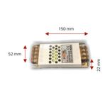 Fnirsi Luxury,12v 10a Ultra Slim Kasa Metal Adaptör