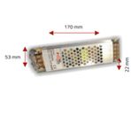 Fnirsi Luxury,12v 12,5a Ultra Slim Kasa Metal Adaptör, Led Trafosu