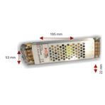 Fnirsi Luxury,12v 16,5a Ultra Slim Kasa Metal Adaptör, Led Trafosu