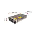 Fnirsi Luxury,12V 20A Kalın Metal Kasa Adaptör, Led Trafosu A Kalite