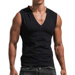 FNKDOR ntDyNXA8 Sıfır Kol Lacivert Erkek T-shirt