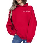 FNKDOR Trend Kırmızı Uzun Kollu Sevgililer Günü Kapüşonlu Kadın Sweatshirt