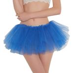 FNKDOR Tutu Kadın Genç Kız Tül Etek Cosplay Karnaval Parti Kostümü Kabarık Tütü Etek Bale Etek Dans Elbisesi #5, Koyu mavi, Tek Beden