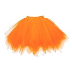 FNKDOR Tutu Kadın Genç Kız Tül Etek Cosplay Karnaval Parti Kostümü Kabarık Tütü Etek Bale Etek Dans Elbisesi 6 2 6 5, F, Tek Beden