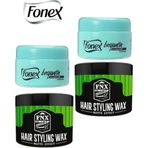 Fnx Barber Matte Effect 2x150 ml Wax + Fonex 2x150 ml Briyantin