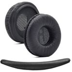 fobun jbl kulaklik pedi jbl 450bt 460 500bt 510bt tune 600 t250 jr 300 jbl ile uyumlu kulaklık süngeri jbl kulaklik yastıgı (Siyah Sünger + Siyah Kafa Bandı)