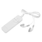 Fockety MP3 Çalar, Kayıpsız Ses, Uzun Pil Ömürlü Mini Müzik Çalar, Roman Dinleme, 64GB'a Kadar Hafıza Kartı Desteği, Seyahat Eden Öğrenciler Için (WHITE)