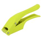 Fockety Sarımsak Presi, Sarımsak Dilimleri Kesme ve Sarımsak Presleme ile 2'si 1 Arada Sarımsak Kıyma, Sıkması Kolay, Ergonomik Saplı Profesyonel Sarımsak Kırıcı, Sarımsak Baskı Doğrayıcı