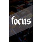 Focus 10X5CM Folyo Kesim Etiket Araba-Motor-Kask-Laptop Hologram Seçenekli Sticker Etiketi Fokus - Beyaz - 10x5 Cm
