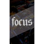 Focus 10X5CM Folyo Kesim Etiket Araba-Motor-Kask-Laptop Hologram Seçenekli Sticker Etiketi Fokus - Gri - 10x5 Cm